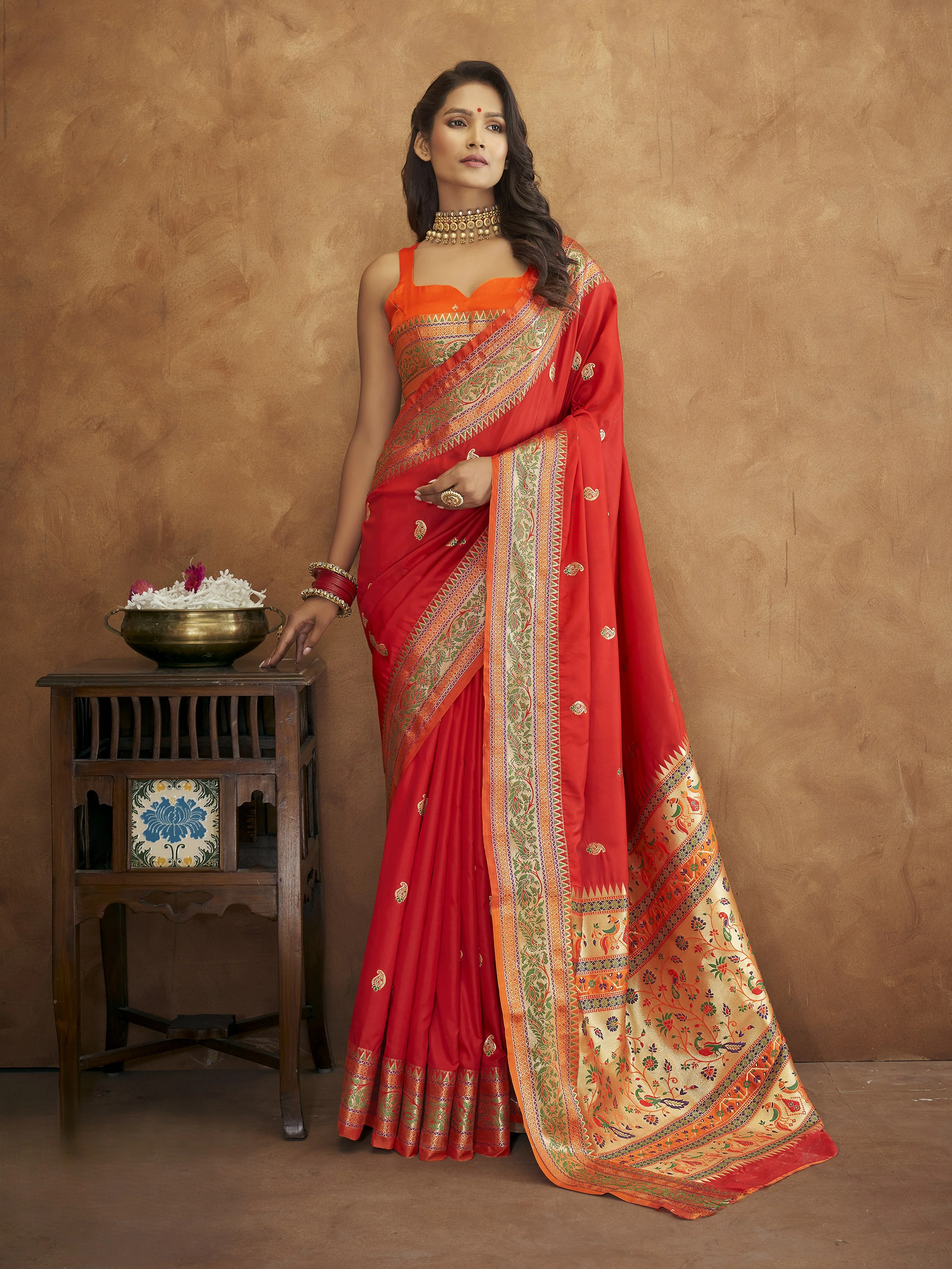 Traditional Banarasi Zari Saree — gallery