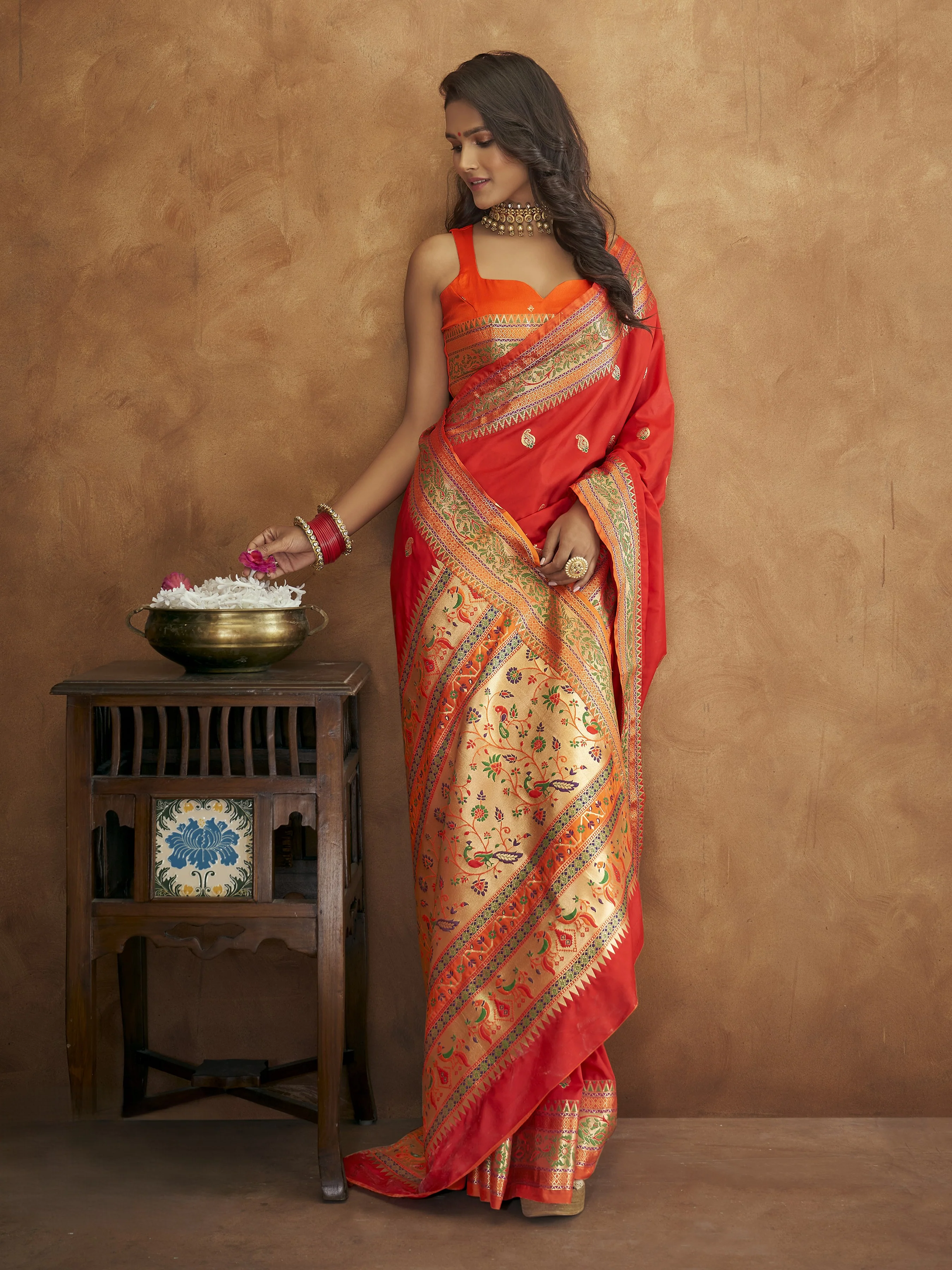 Traditional Banarasi Zari Saree — gallery