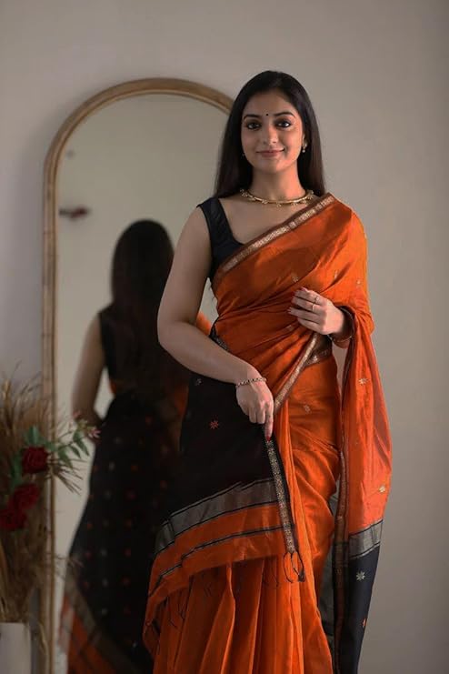 Linen Handloom Saree — gallery