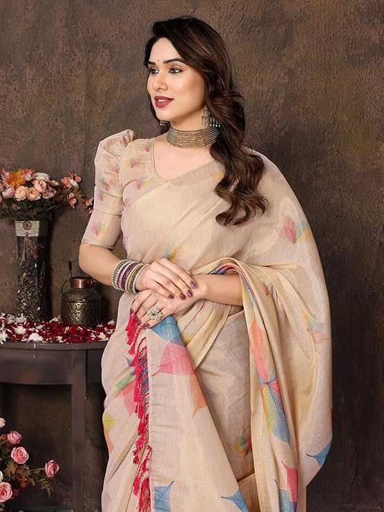 Chanderi Cotton Saree — gallery