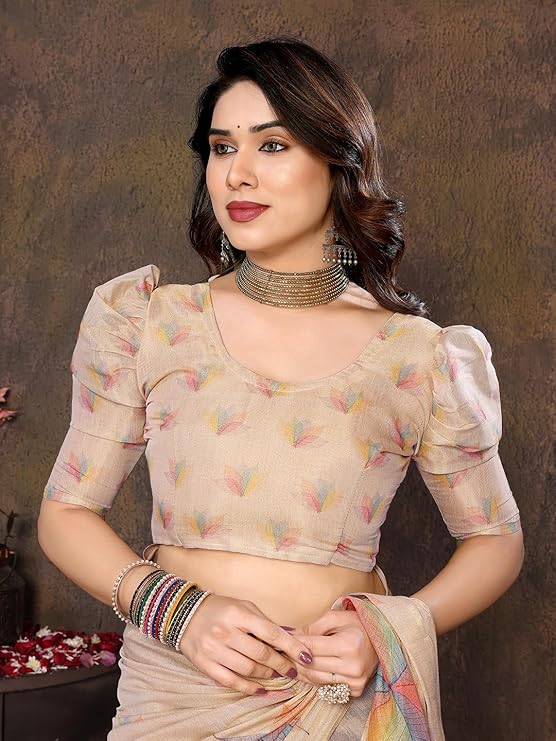 Chanderi Cotton Saree — gallery